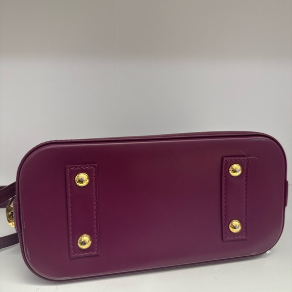 Louis Vuitton Brown and Burgundy Mini Bag with Red and Blue Accents - Picture 5 of 6